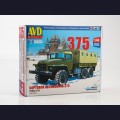 1:43   AVD Models   1391 Бортовой грузовик Урал-375 (с тентом)