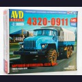 1:43   AVD Models   1397 Бортовой грузовик Урал-4320-0911 (с тентом)