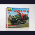 1:43   AVD Models   1401 Лесовоз Урал-43204-10 с прицепом-роспуском