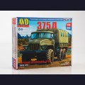 1:43   AVD Models   1465 Бортовой грузовик Урал-375Д (с тентом)