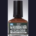 Mr.Hobby   WC03   MR.WEATHERING COLOR WC03 STAIN BROWN, 40мл 