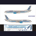 1:144   Ascensio   738-004   Набор декалей для Boeing 737-800 авиакомпания Московия 