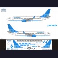 1:144   Ascensio   738-017   Набор декалей для Boeing 737-800 авиакомпания Победа 