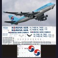 1:144   Ascensio   744-002   Набор декалей для Boeing 747-400 авиакомпания Korean Air 