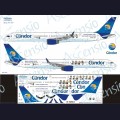 1:144   Ascensio   753-002   Набор декалей для Boeing 757-300 авиакомпания Condor 