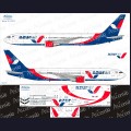 1:144   Ascensio   763-015   Набор декалей для Boeing 767-300 авиакомпания AZUR Air 