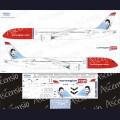 1:144   Ascensio   789-010   Набор декалей для Boeing 787-9 Dreamliner авиакомпания Norwegian Air 