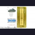 1:35   Микродизайн   035242   Набор фототравления для изготовления надгусеничных полок для модели танка Т-IV H от Звезды