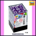 Звезда   1138 Набор фиолетовых игровых кубиков D6 (36шт) 