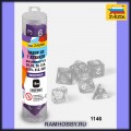 Звезда   1146 Набор фиолетовых игровых кубиков для ролевых игр (7шт) 