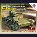 Zvezda   6165   1:100   Советский огнемётный танк XT-26 